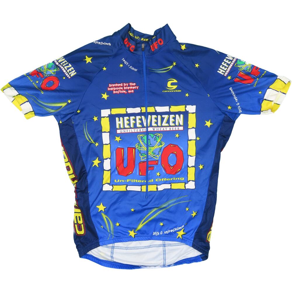 Cannondale Hefeweizen UFO Beer Cycling Jersey Medium